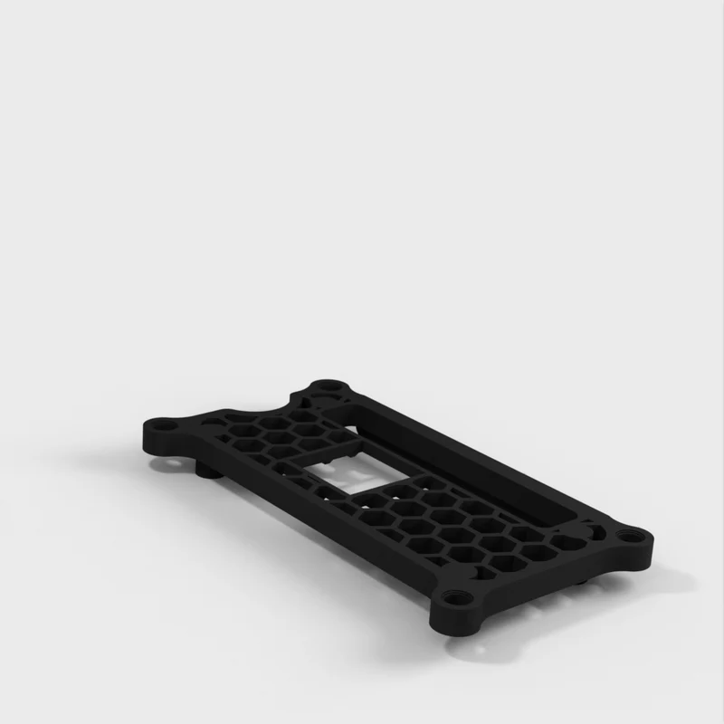 Boîtier en nid d'abeille pour Raspberry Pi Zero 2 W avec montage par extrusion en option