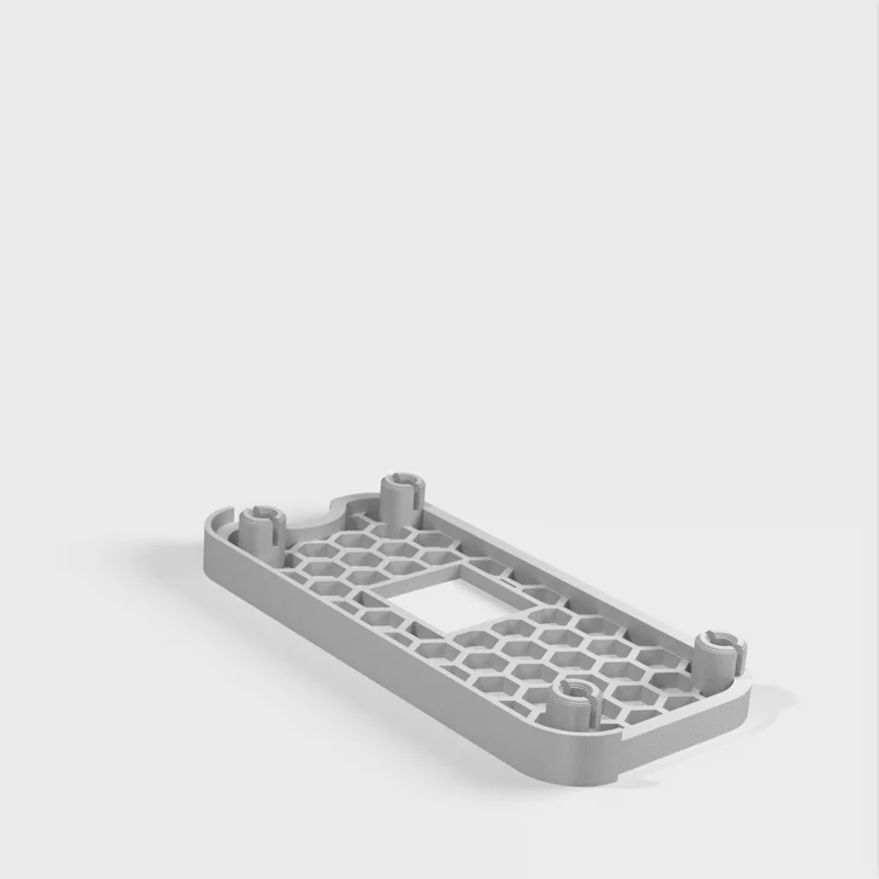 Boîtier en nid d'abeille pour Raspberry Pi Zero 2 W avec montage par extrusion en option