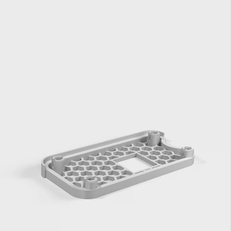 Boîtier en nid d'abeille pour Raspberry Pi Zero 2 W avec montage par extrusion en option