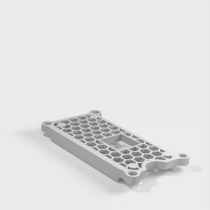Boîtier en nid d'abeille pour Raspberry Pi Zero 2 W avec montage par extrusion en option