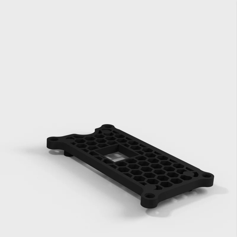 Boîtier en nid d'abeille pour Raspberry Pi Zero 2 W avec montage par extrusion en option