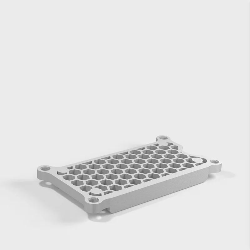 Boîtier en nid d'abeille pour Raspberry Pi Zero 2 W avec montage par extrusion en option