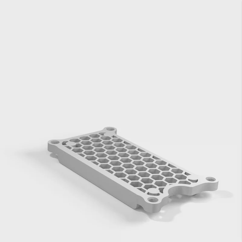 Boîtier en nid d'abeille pour Raspberry Pi Zero 2 W avec montage par extrusion en option
