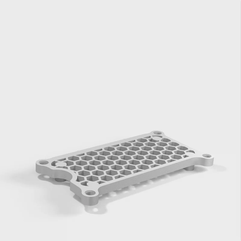 Boîtier en nid d'abeille pour Raspberry Pi Zero 2 W avec montage par extrusion en option