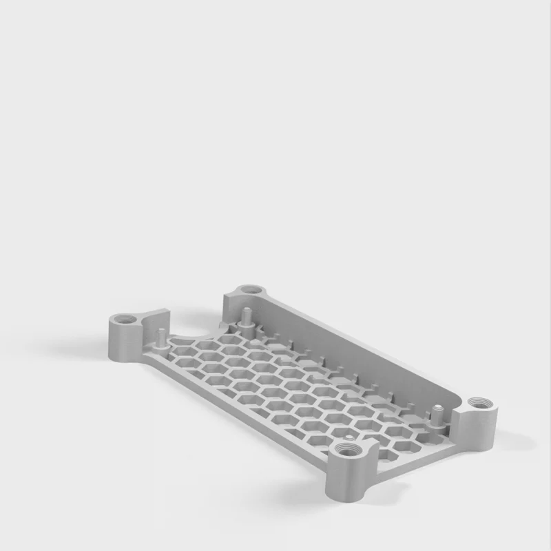 Boîtier en nid d'abeille pour Raspberry Pi Zero 2 W avec montage par extrusion en option