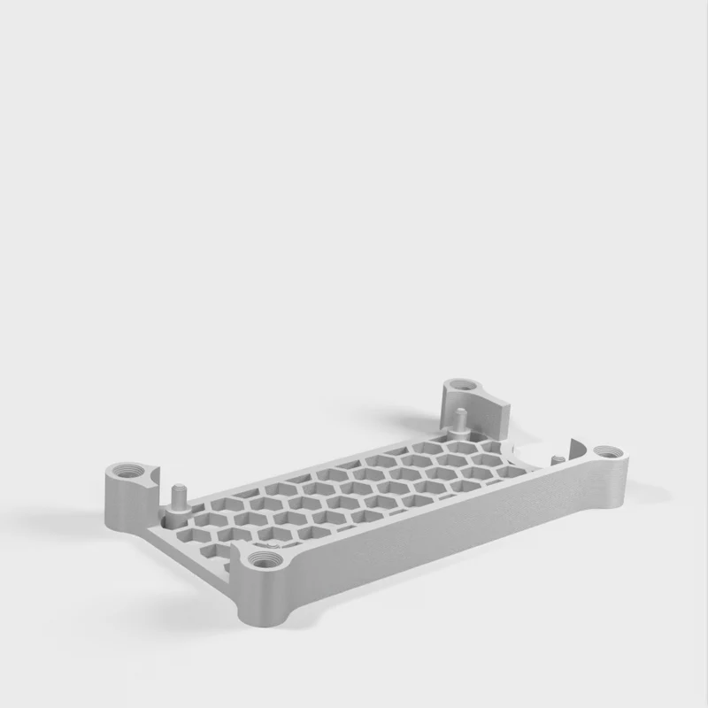 Boîtier en nid d'abeille pour Raspberry Pi Zero 2 W avec montage par extrusion en option