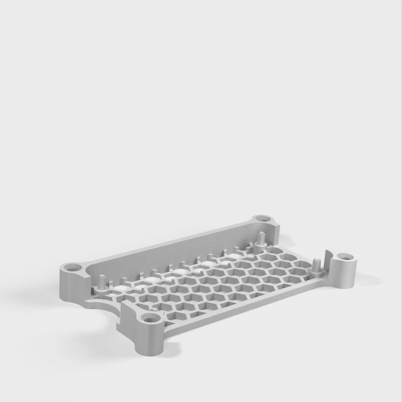 Boîtier en nid d'abeille pour Raspberry Pi Zero 2 W avec montage par extrusion en option