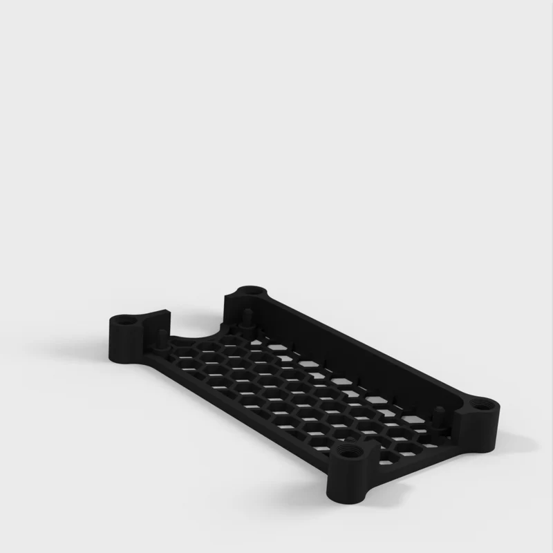 Boîtier en nid d'abeille pour Raspberry Pi Zero 2 W avec montage par extrusion en option