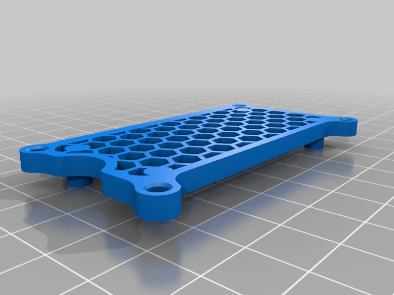 Boîtier en nid d'abeille pour Raspberry Pi Zero 2 W avec montage par extrusion en option