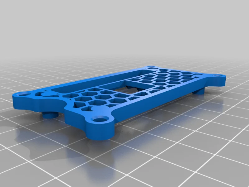 Boîtier en nid d'abeille pour Raspberry Pi Zero 2 W avec montage par extrusion en option