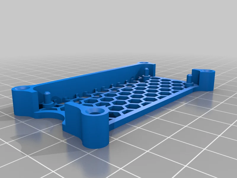 Boîtier en nid d'abeille pour Raspberry Pi Zero 2 W avec montage par extrusion en option