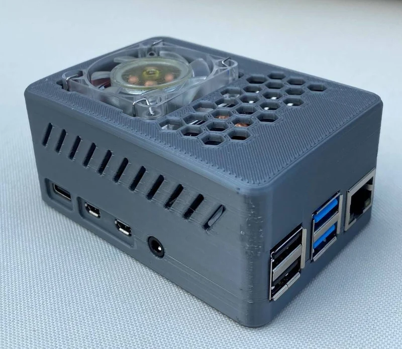 Boîtier de refroidissement tour de glace à profil bas pour Raspberry Pi 4