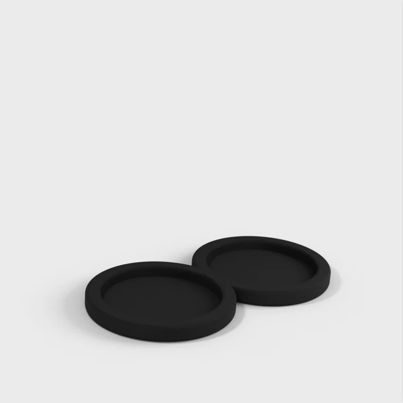 Plateau de dessous de verre pour moulin à sel et à poivre