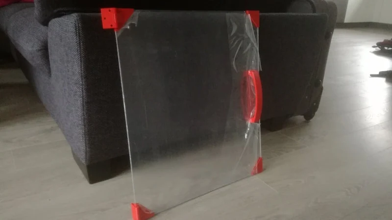 Poignée de porte d'armoire avec plaque de montage pour boulons M4