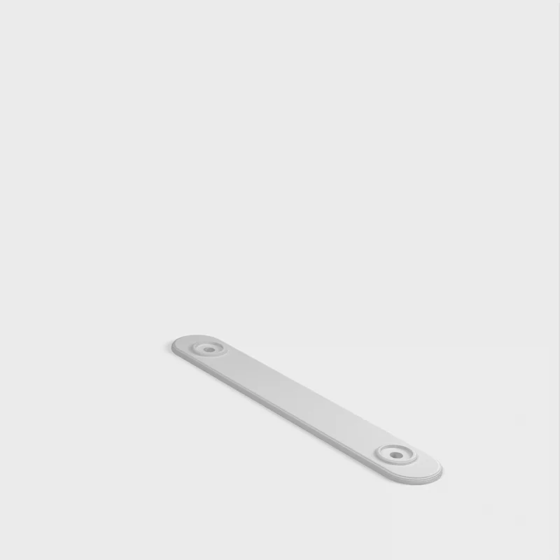 Poignée d'élément de cuisine/chambre à coucher avec plaque arrière et bouton en option