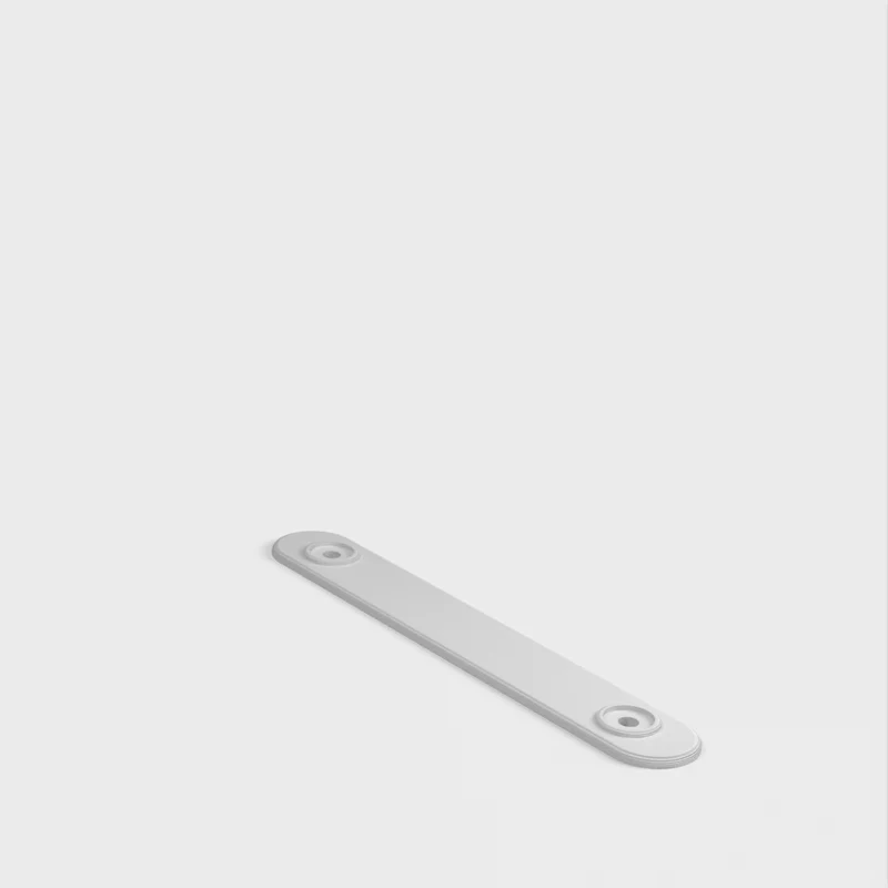 Poignée d'élément de cuisine/chambre à coucher avec plaque arrière et bouton en option