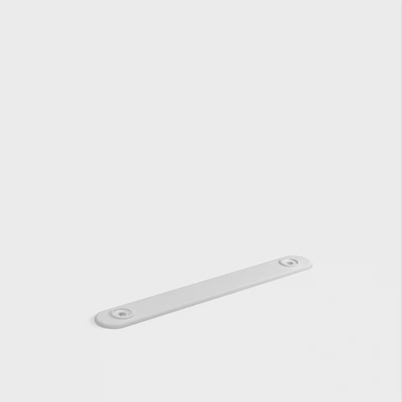 Poignée d'élément de cuisine/chambre à coucher avec plaque arrière et bouton en option