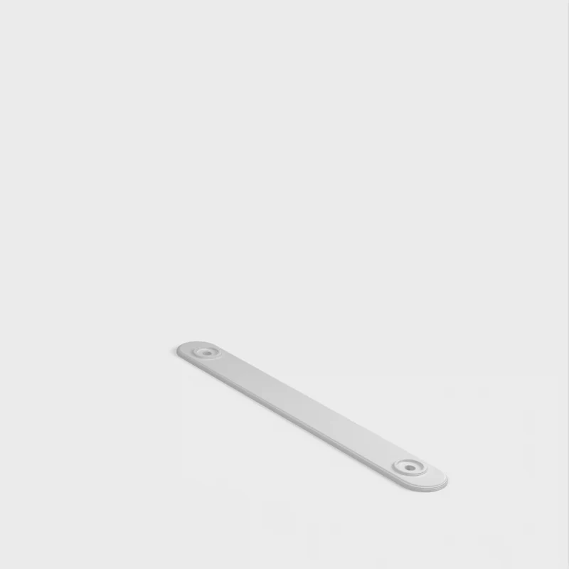 Poignée d'élément de cuisine/chambre à coucher avec plaque arrière et bouton en option