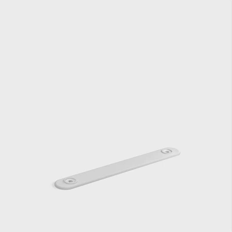 Poignée d'élément de cuisine/chambre à coucher avec plaque arrière et bouton en option
