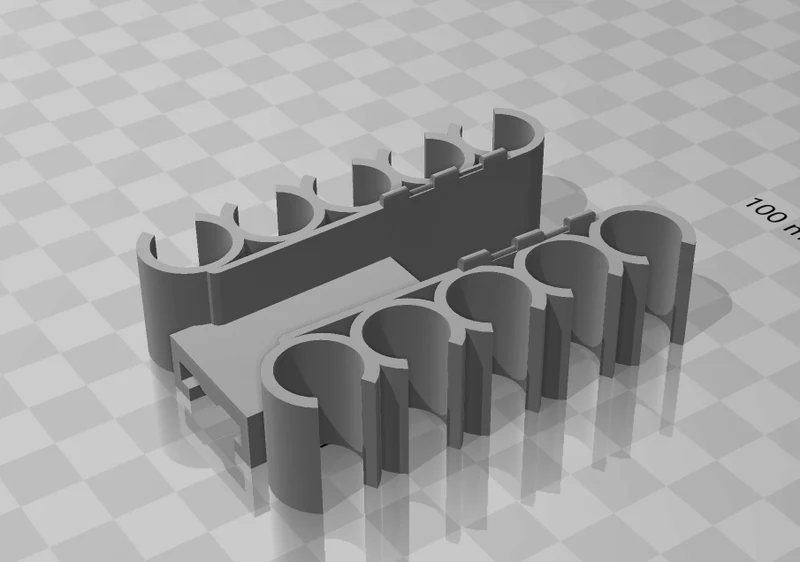 Nerf Dart Holder 5x2 V1 pour rail tactique