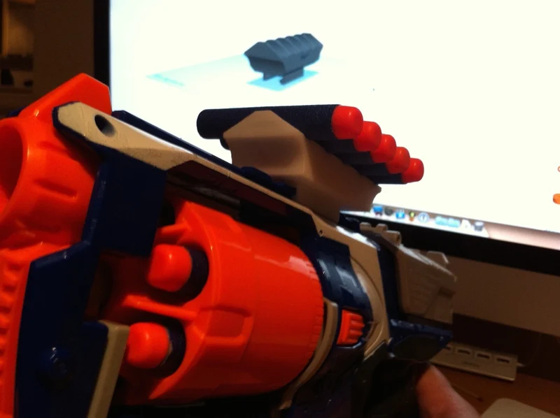 Support coulissant pour Nerf Darts
