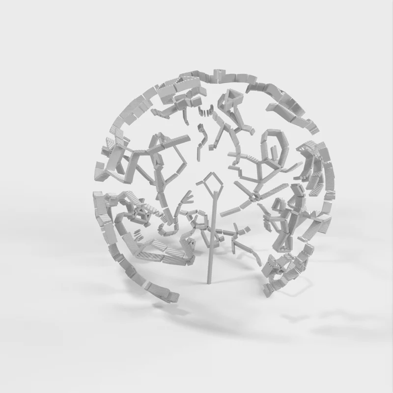 Sphère céleste avec constellations et emplacement des étoiles