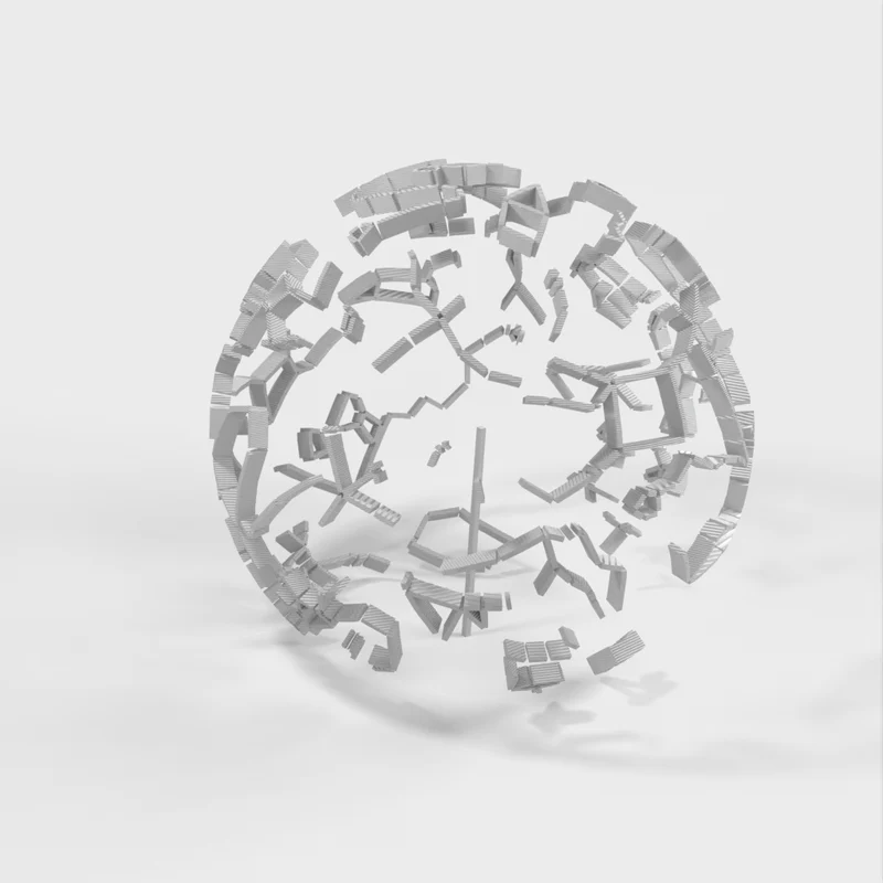 Sphère céleste avec constellations et emplacement des étoiles