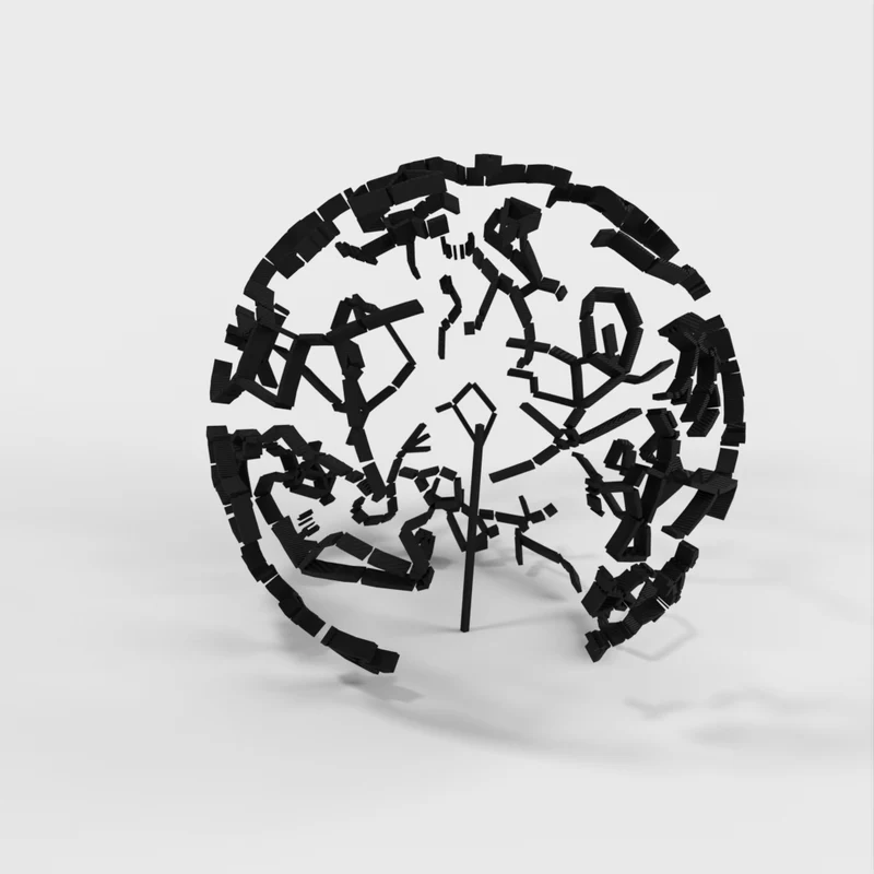 Sphère céleste avec constellations et emplacement des étoiles