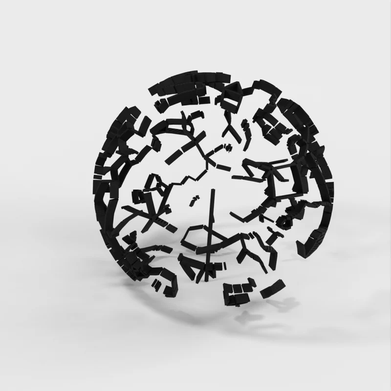 Sphère céleste avec constellations et emplacement des étoiles