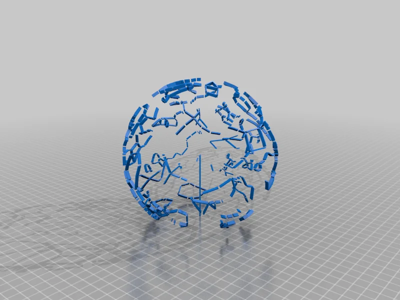 Sphère céleste avec constellations et emplacement des étoiles