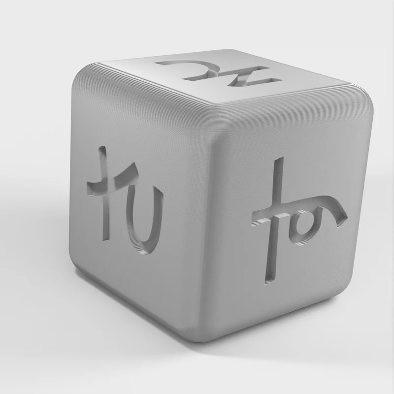 Dés Hiragana pour l'apprentissage des langues et l'éducation