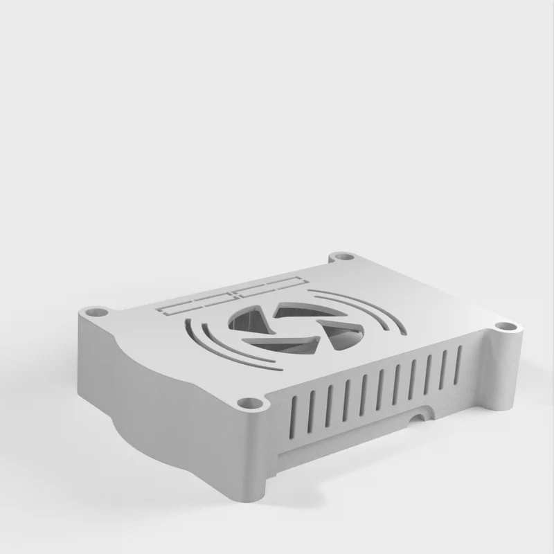 Boîtier pour écran tactile 7' avec ventilateur intégré pour Raspberry Pi 4