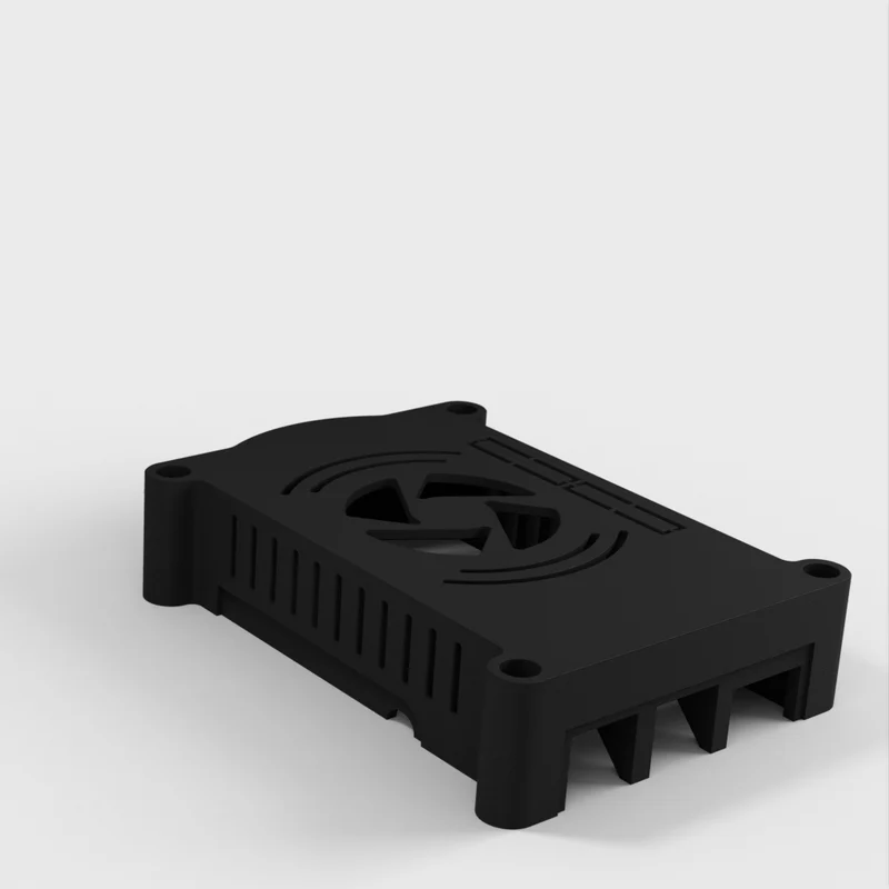 Boîtier pour écran tactile 7' avec ventilateur intégré pour Raspberry Pi 4