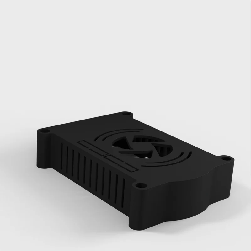 Boîtier pour écran tactile 7' avec ventilateur intégré pour Raspberry Pi 4