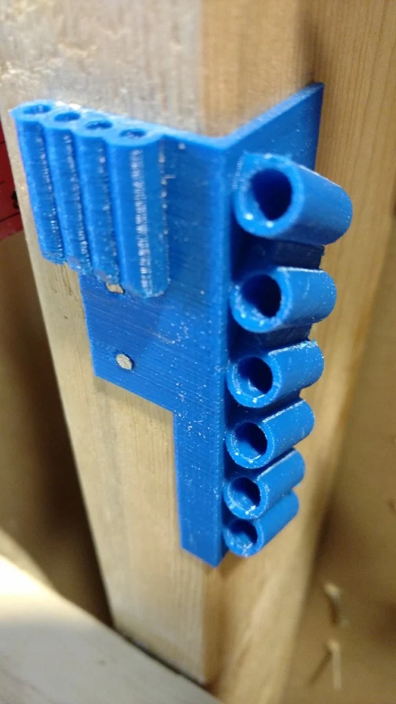 Porte-outils sur goujon pour clés hexagonales et limes aiguilles
