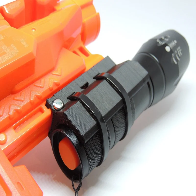 Support de lampe de poche tactique Nerf pour rails Elite