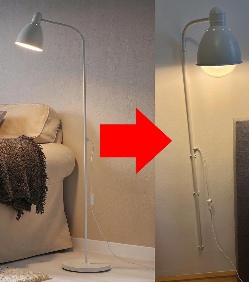 IKEA Lersta Lampe Montage mural