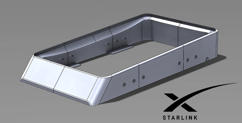 Starlink G3 UT rectangulaire - REMARQUE Ne convient qu'à l'antenne rectangulaire G3 UT.