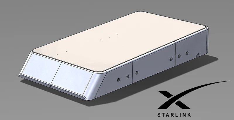 Starlink G3 UT rectangulaire - REMARQUE Ne convient qu'à l'antenne rectangulaire G3 UT.