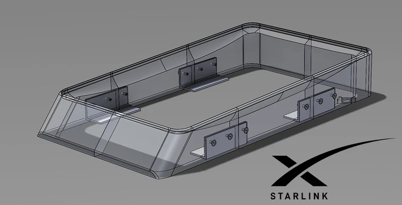 Starlink G3 UT rectangulaire - REMARQUE Ne convient qu'à l'antenne rectangulaire G3 UT.