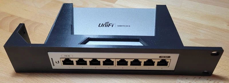 Montage en rack, 19 pouces, 1U, modulaire, Unifi US-8 et US-8-60W