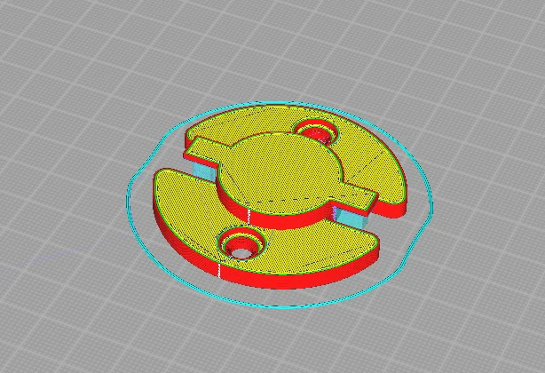 Plaque de montage Tapo C200 avec vis à tête plate de 4 mm