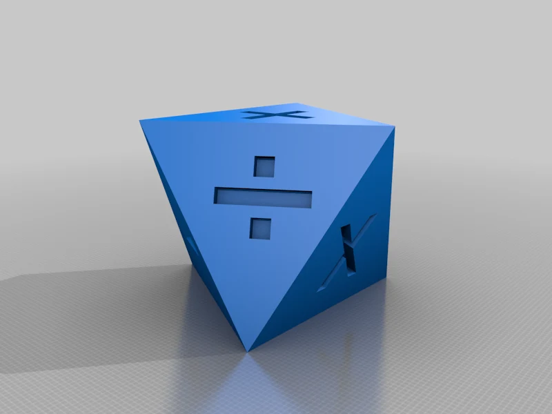 Cube mathématique pour apprendre et s'amuser