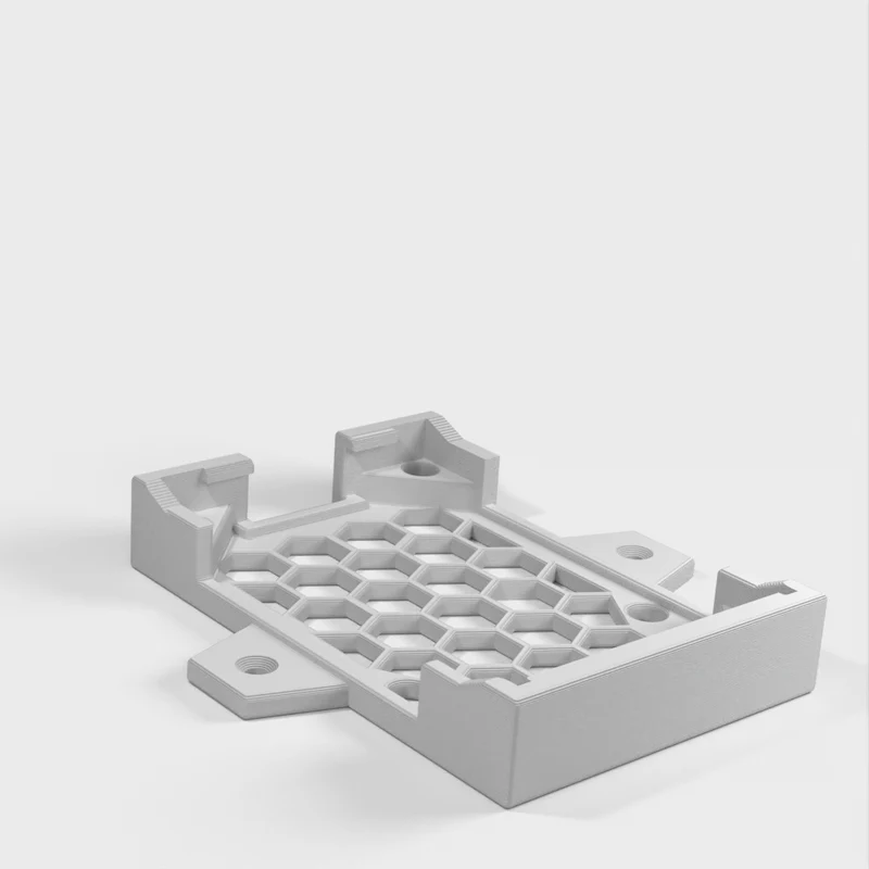 Geekworm Raspberry Pi 4 Armour Case Support mural ou de bureau