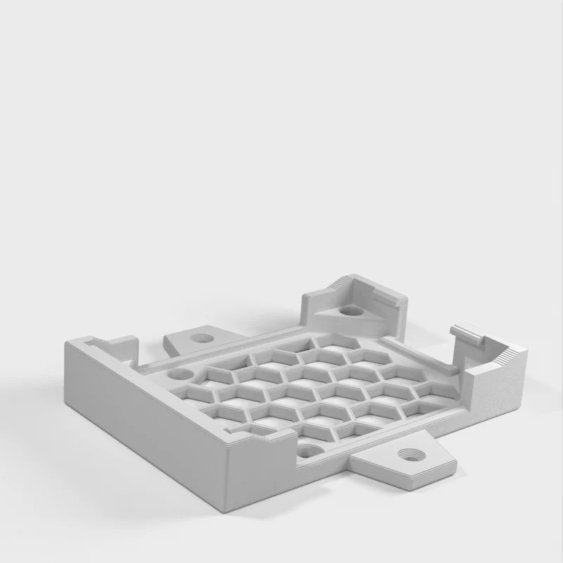 Geekworm Raspberry Pi 4 Armour Case Support mural ou de bureau