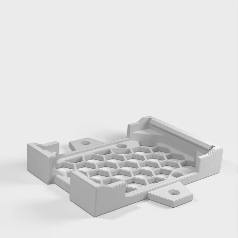 Geekworm Raspberry Pi 4 Armour Case Support mural ou de bureau
