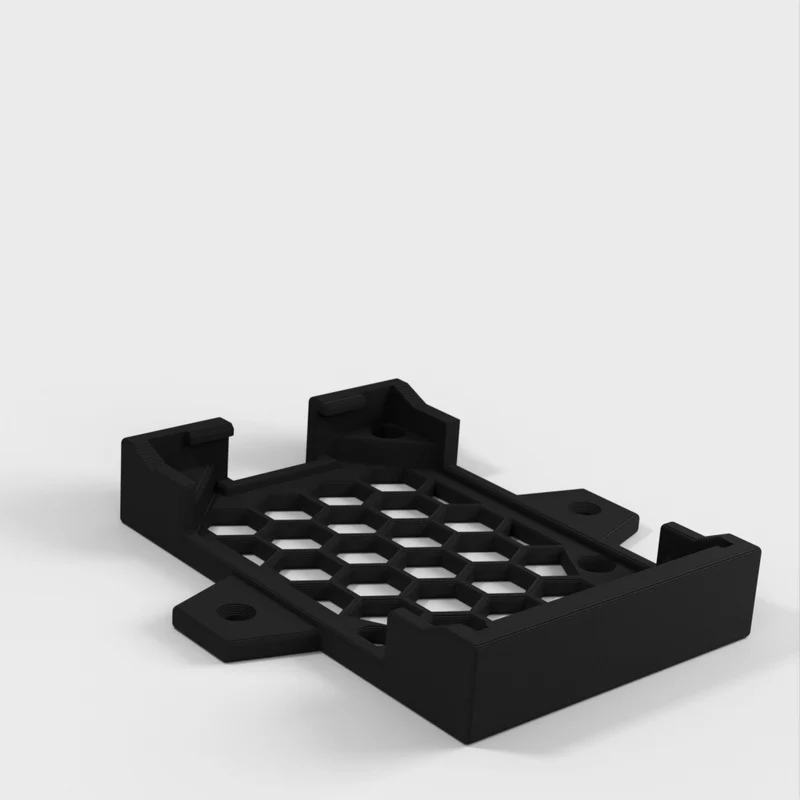 Geekworm Raspberry Pi 4 Armour Case Support mural ou de bureau
