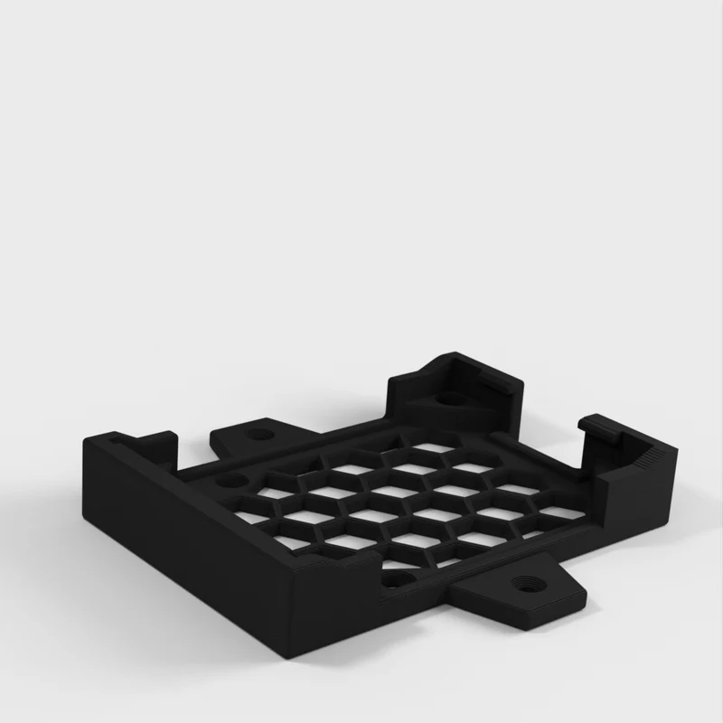 Geekworm Raspberry Pi 4 Armour Case Support mural ou de bureau