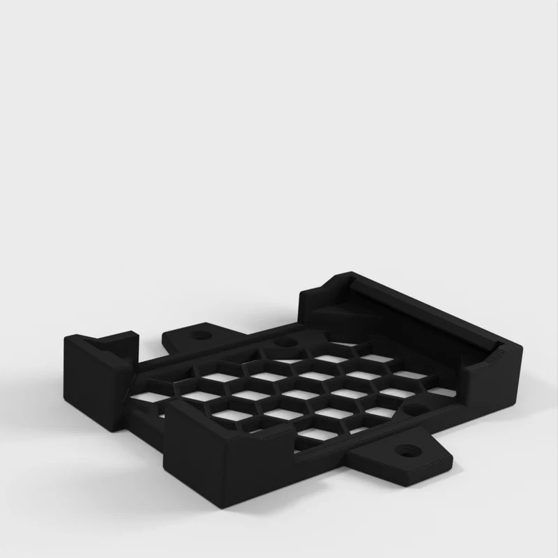 Geekworm Raspberry Pi 4 Armour Case Support mural ou de bureau