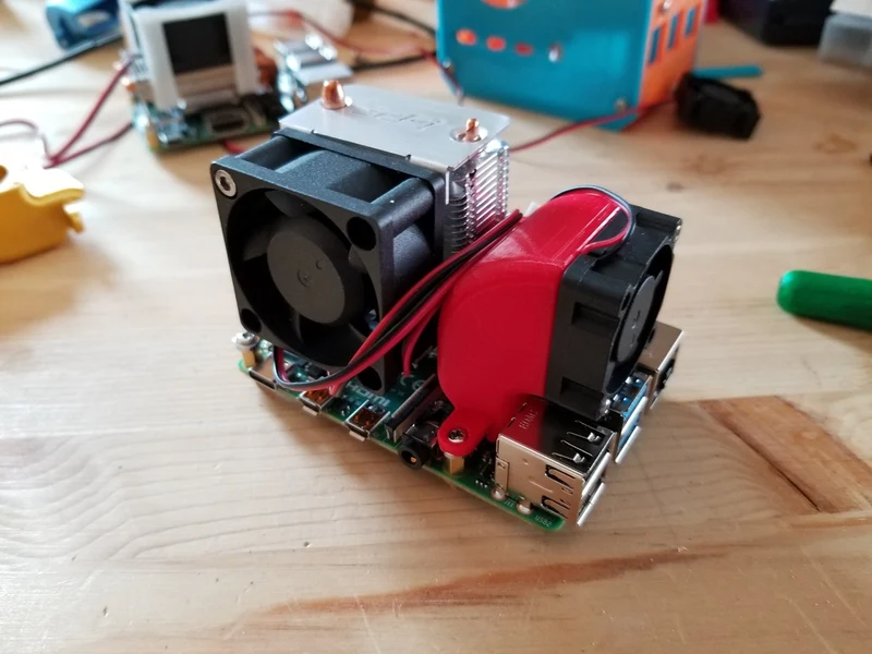 Conduit de ventilation secondaire pour le Raspberry Pi Ice Tower Cooler